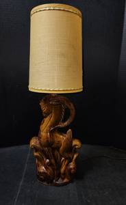 lot 230 image: Unmarked Haegar Gazelle Table Lamp 1950s