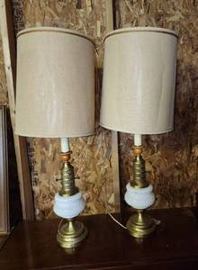 lot 245 image: (2) 37 Lamps
