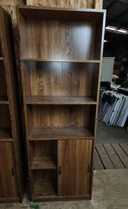 lot 315 image: BookshelfCabinet 24x10x66 (matches lot 314)