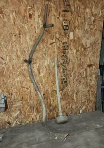 lot 402 image: Tools (Very Heavy Sledgehammer and Vintage Scythe)