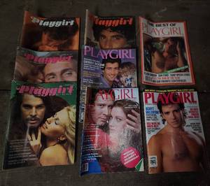 lot 434 image: Vintage Playgirl Magazines