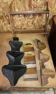 lot 439 image: Wooden Shelves and Decor
