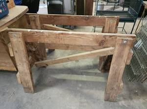 lot 446 image: (2) Heavy Duty Sawhorses 52x32