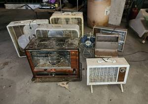 lot 496 image: Fans and Heaters (untested)