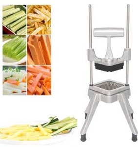 lot 52452 image: ROVSUN Commercial Grade French Fry Cutter Heavy Duty Fruit Vegetable Potato Slicer for Restaurants, Home & Kitchen