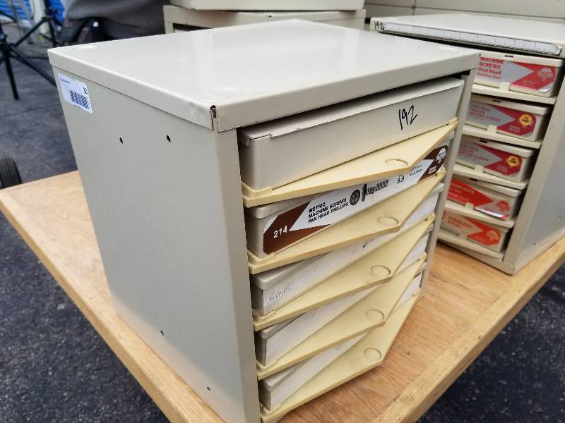 lot 30 image: Hillman 5 Drawer Hardware Bin