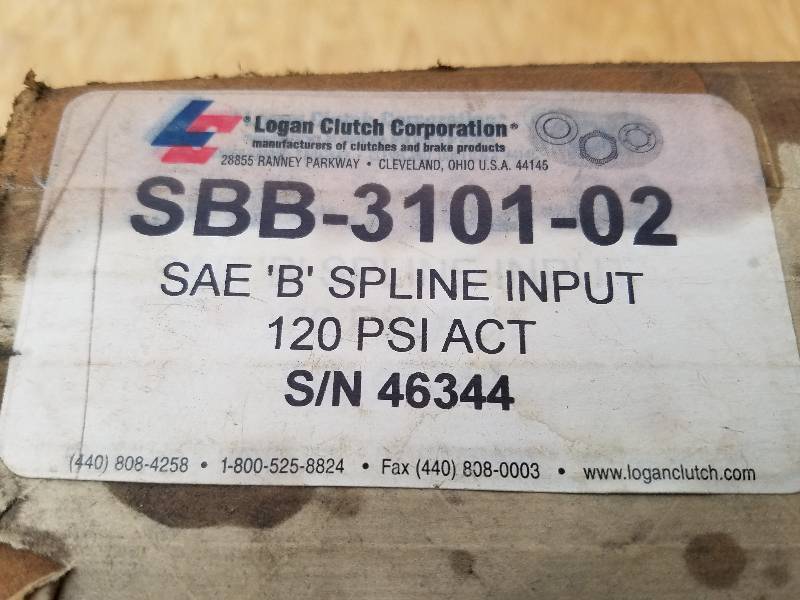 lot 52 image: Logan PTO Clutch Part# SBB-3101-01