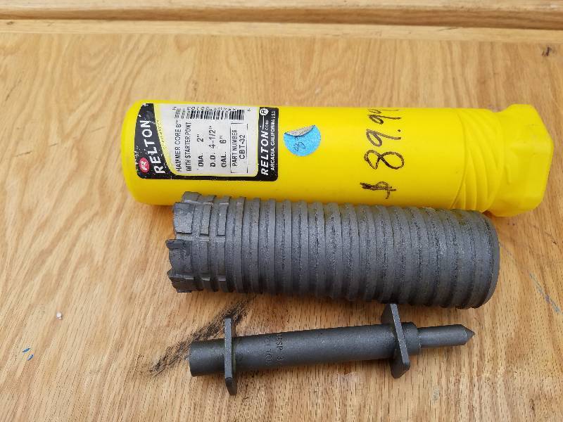 lot 60 image: Relton Core Drill Bit w Starter Point Part# CBT-32