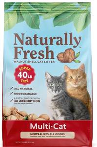 lot 100308 image: Naturally Fresh Cat Litter - Walnut