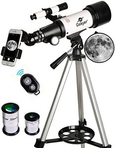 lot 100312 image: Retail $129.00 Gskyer Telescope, 70mm Aperture 400mm AZ Mount Astronomical Refracting Telescope