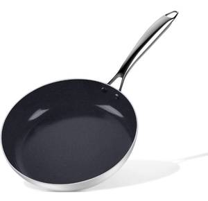 lot 100349 image: Mibanasu 9.5 inch Nonstick Skillet Frying Pan, Fry Pan with Easy-grip and Stay-cool Stainless
