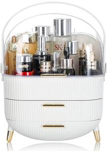 lot 100354 image: ZOOFOX Makeup Organizer, Waterproof and Dustproof Cosmetics Storage Display Box Case