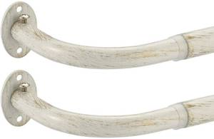 lot 200261 image: 2 Pack Curtain Rods