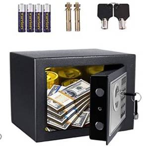 lot 200290 image: AOLIER Safe box, Safe and Lock Box, Money Box, Digital