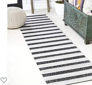 lot 200316 image: JONATHAN Y SMB112B-28 Aveiro Wide Stripe Indoor