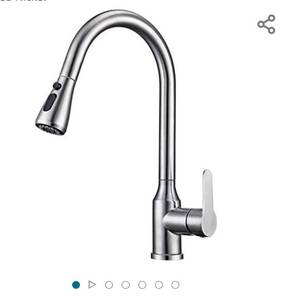 lot 200320 image: SADALAK Kitchen Faucet with Pull Down Sprayer Single