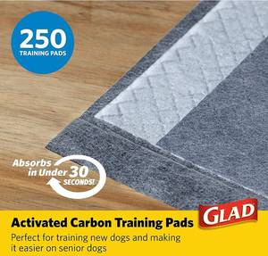 lot 300280 image: Glad for Pets Black Charcoal Puppy Pads