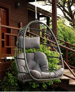 lot 300284 image: Retail $160 Brafab Wicker Rattan Hammock