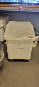 lot 18022 image: White Rollling Ingredient Bin