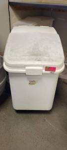 lot 18023 image: White Rolling Ingredient Bin