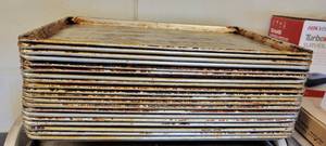 lot 18034 image: Lot of 20 Aluminum Full-Size Baking Pans