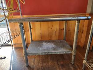 lot 18084 image: Stainless Steel Table with Understorage