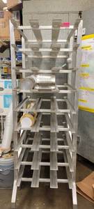 lot 18104 image: 9-Tier Aluminum Can Rack