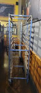 lot 18245 image: Win Holt Rolling Sheet Pan Rack