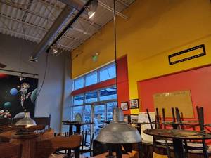lot 18268 image: 2 Industrial Pendant Lights on a Track