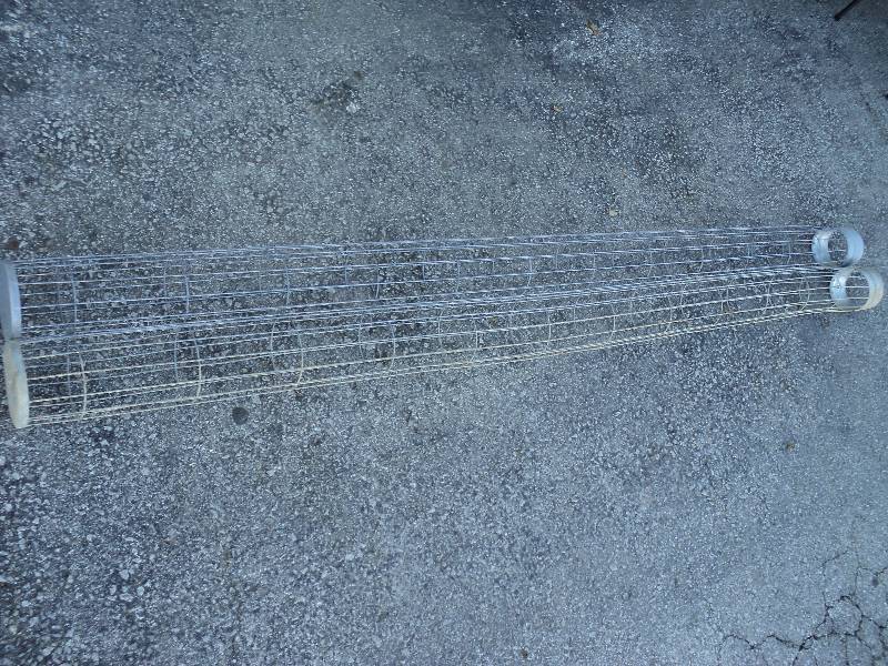 lot 4001 image: (2) ct. lot wire cages, 5 diameter x 8 tall- great for the garden
