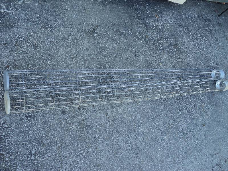 lot 4003 image: (2) ct. lot wire cages, 5 diameter x 8 tall- great for the garden