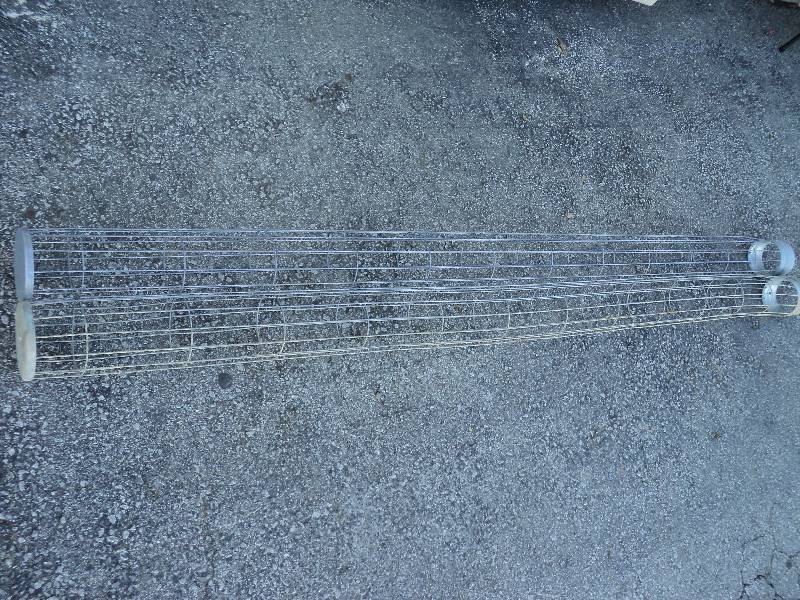 lot 4004 image: (2) ct. lot wire cages, 5 diameter x 8 tall- great for the garden