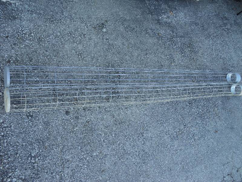 lot 4005 image: (2) ct. lot wire cages, 5 diameter x 8 tall- great for the garden