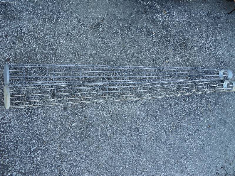 lot 4006 image: (2) ct. lot wire cages, 5 diameter x 8 tall- great for the garden