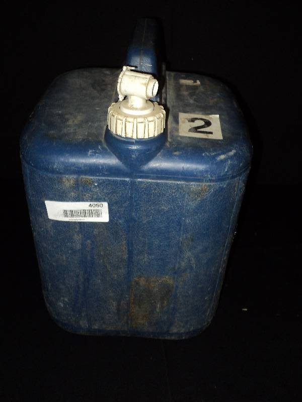 lot 4060 image: (1) Coleman #5 Water jug, holds 5 gallons, made in the USA, used- holds water