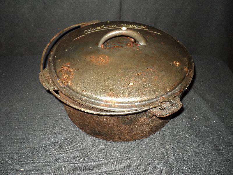 American Camper Cast iron Dutch Oven The Resale Stand auction