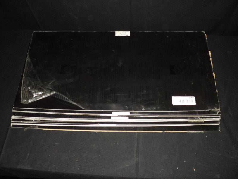 lot 4089 image: (13) ct. lot 3M sign board, black with adhesive back 24 x 12