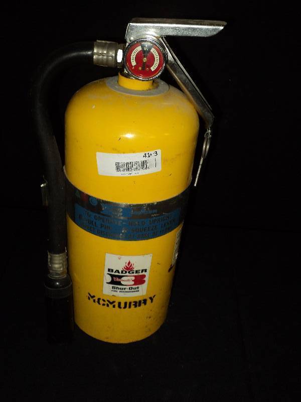 lot 4103 image: (1) Badger ABC Fire Extinguisher, charged