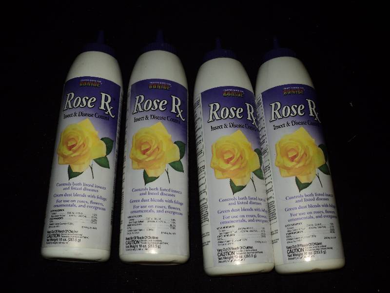 lot 4143 image: (4) ct. lot Rose Rx Insect disease control, 10 oz bottles