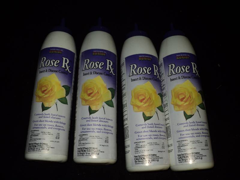 lot 4142 image: (4) ct. lot Rose Rx Insect disease control, 10 oz bottles