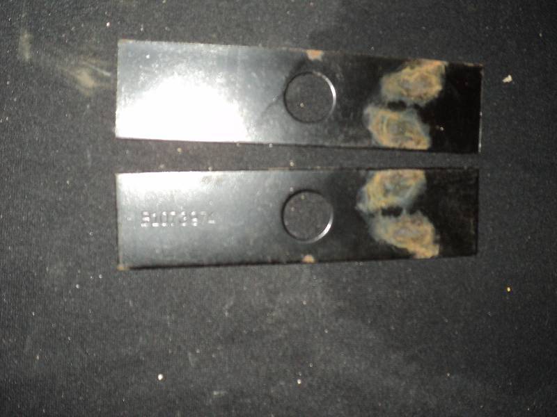 lot 4157 image: (2) ct. lot edger blades PN BIO 739 74