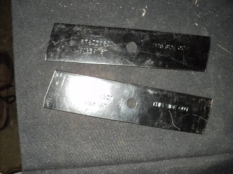 lot 4158 image: (2) ct. lot Edger Blades 8-12 x 2 w 12 center hole, MGB-9-167