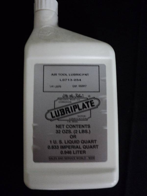 lot 4191 image: (1) bottle Lubriplate Air Tool Lubricant, 32 oz. bottle