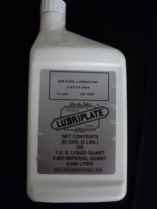 lot 4190 image: (1) bottle Lubriplate Air Tool Lubricant, 32 oz. bottle
