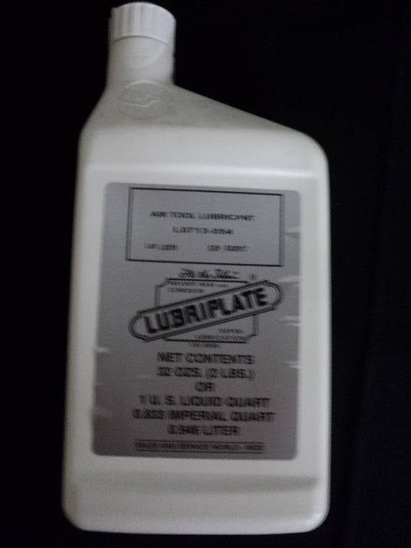 lot 4188 image: (1) bottle Lubriplate Air Tool Lubricant, 32 oz. bottle