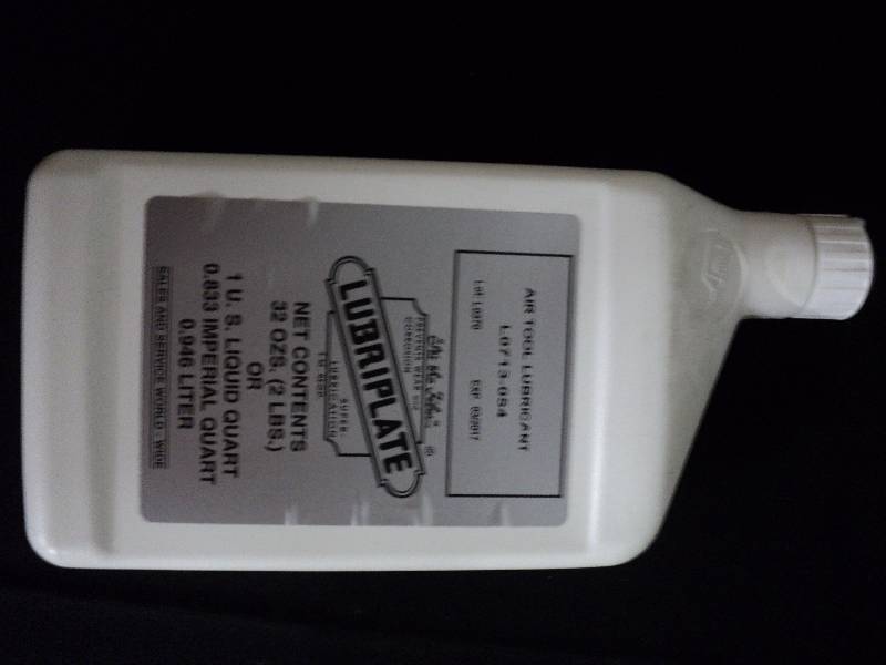 lot 4196 image: (1) bottle Lubriplate Air Tool Lubricant, 32 oz. bottle