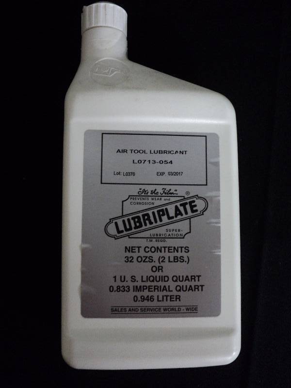 lot 4194 image: (1) bottle Lubriplate Air Tool Lubricant, 32 oz. bottle