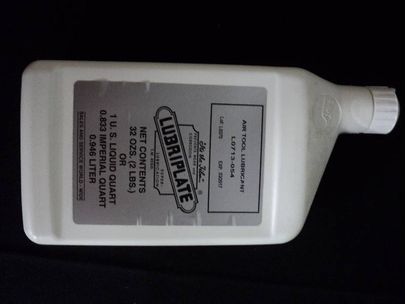 lot 4195 image: (1) bottle Lubriplate Air Tool Lubricant, 32 oz. bottle
