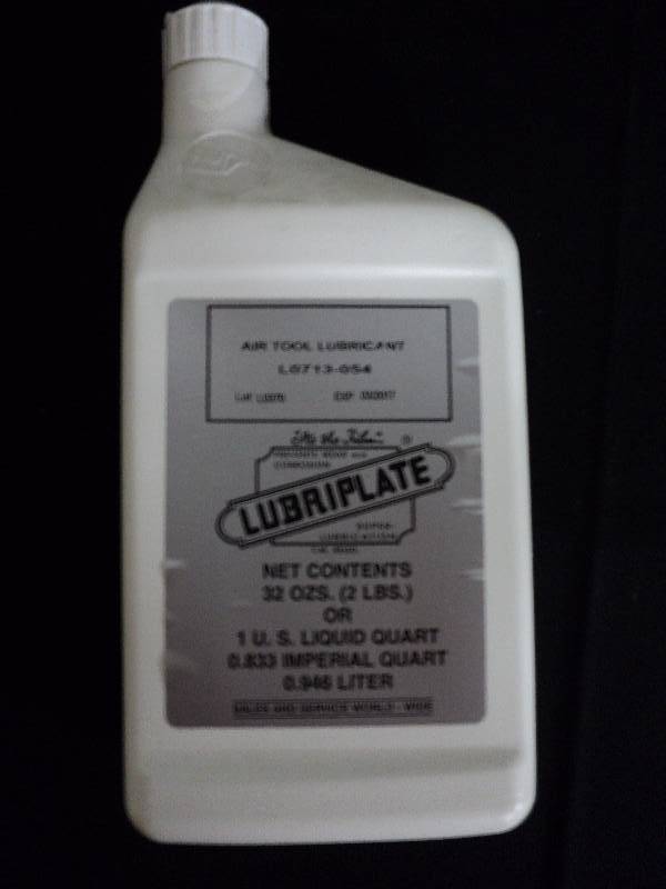 lot 4199 image: (1) bottle Lubriplate Air Tool Lubricant, 32 oz. bottle