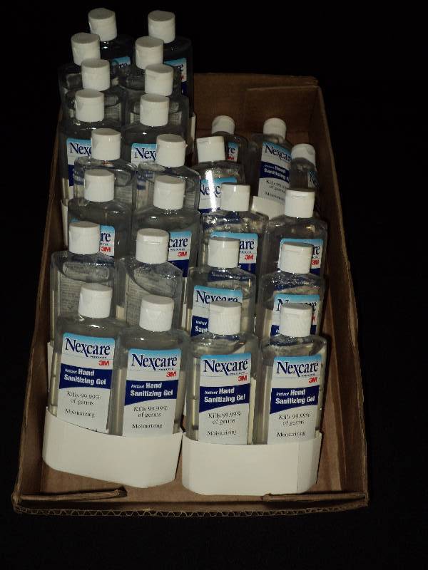 lot 4214 image: (26) bottles Nexcare hand sanitizer gel, 4 fl. oz bottles